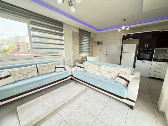 FETHİYE OVACIK’TA MÜKEMMEL SİTEDE HAVUZLU 2+1 DAİRE