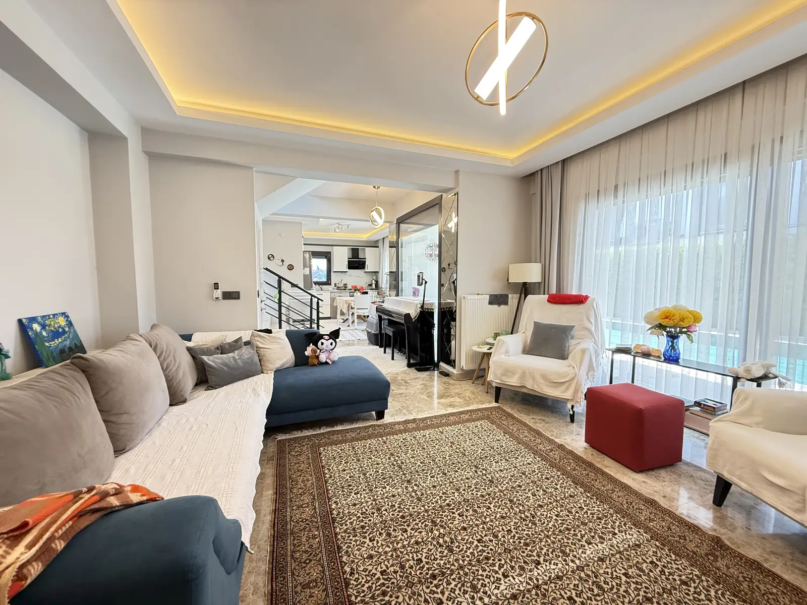 FETHİYE ÇALIŞ PLAJINA 200 METRE MÜSTAKİL HAVUZLU, BAHÇELİ VİLLA