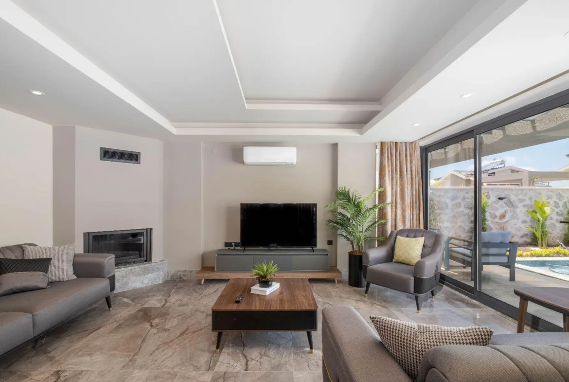 Fethiye Ovacık’ta Satılık Kira Garantili Lüks Villa – 3+1 Müstakil Konsept