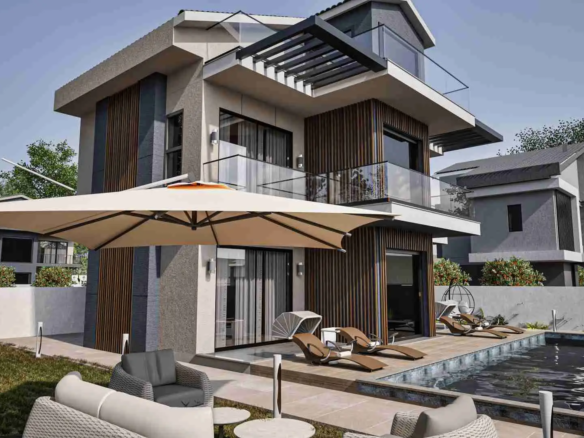 Çalış’ta Ultra Lüks 4+1 Satılık Villa