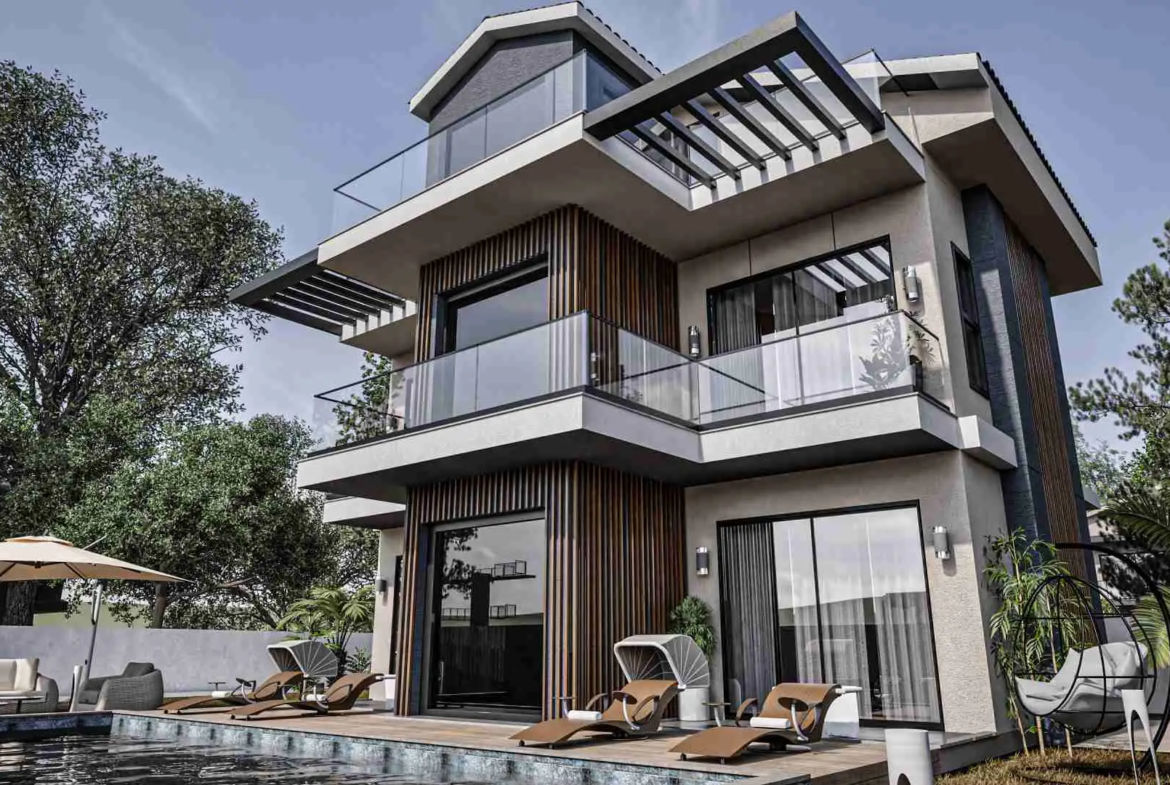 Çalış’ta Ultra Lüks 4+1 Satılık Villa