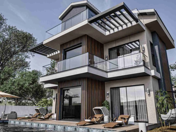 Çalış’ta Ultra Lüks 4+1 Satılık Villa