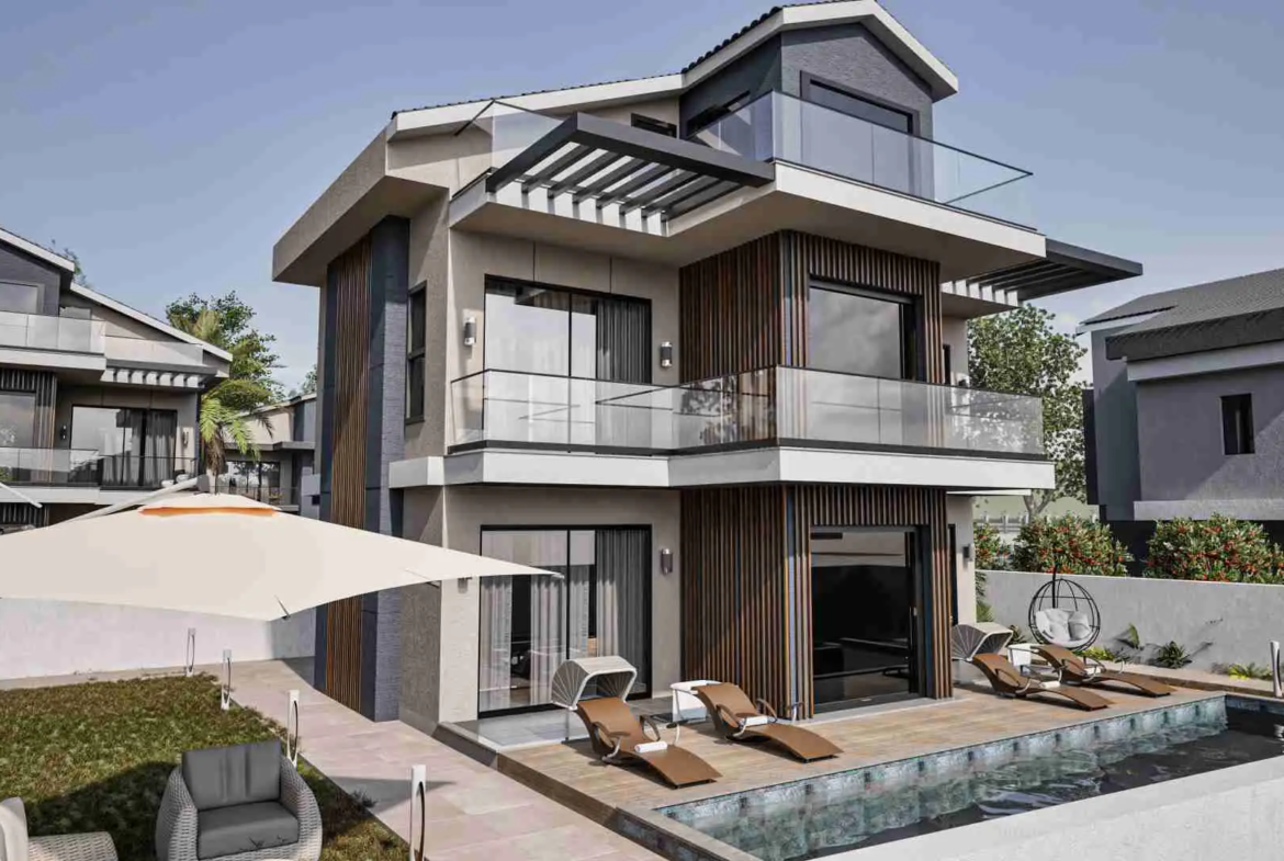 Çalış’ta Ultra Lüks 4+1 Satılık Villa