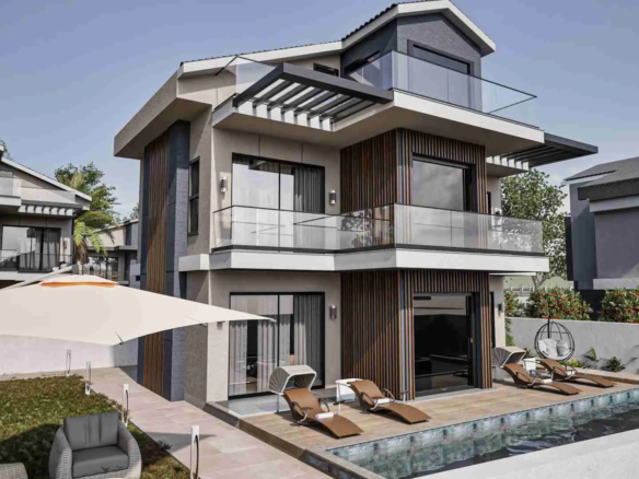 Çalış’ta Ultra Lüks 4+1 Satılık Villa