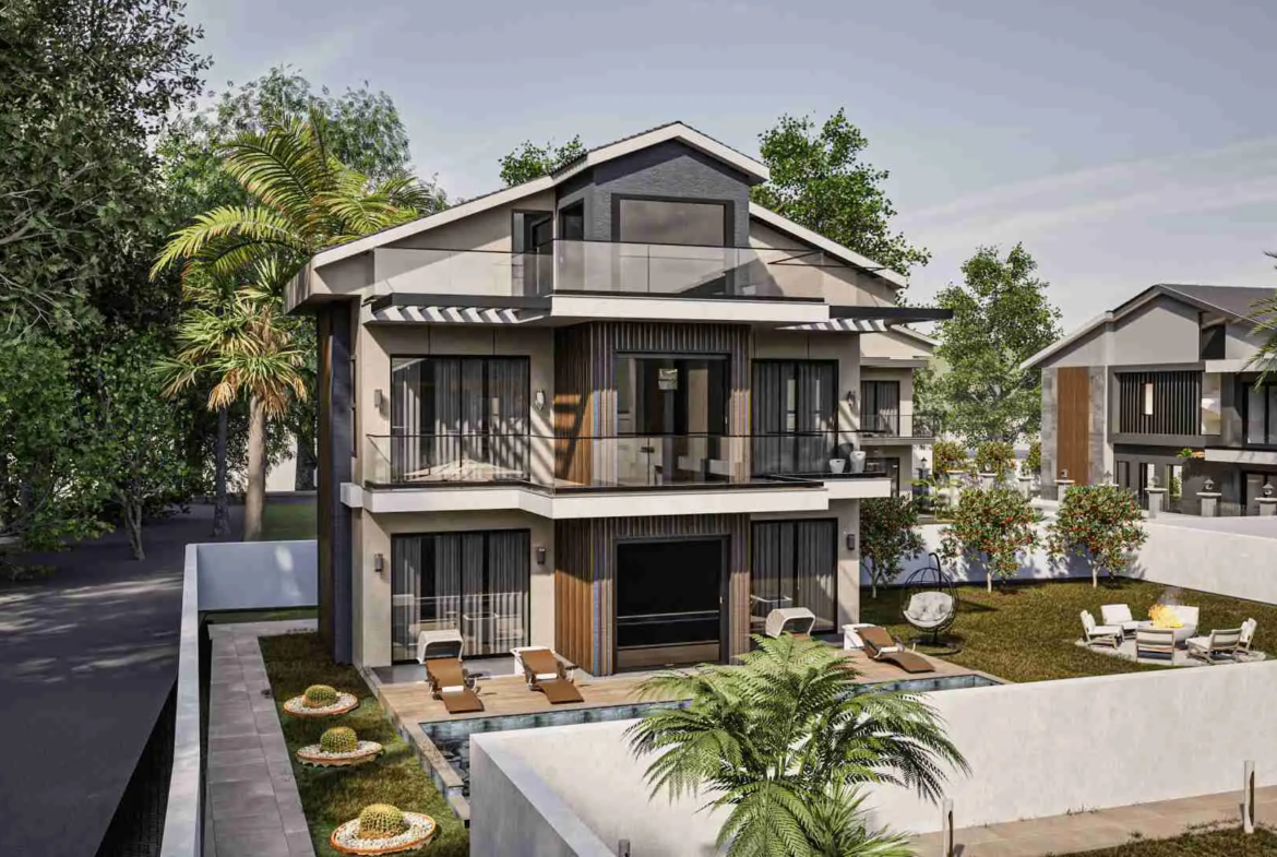 Çalış’ta Ultra Lüks 4+1 Satılık Villa