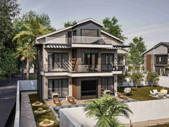 Çalış’ta Ultra Lüks 4+1 Satılık Villa