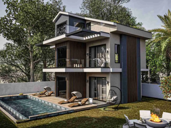Çalış’ta Ultra Lüks 4+1 Satılık Villa