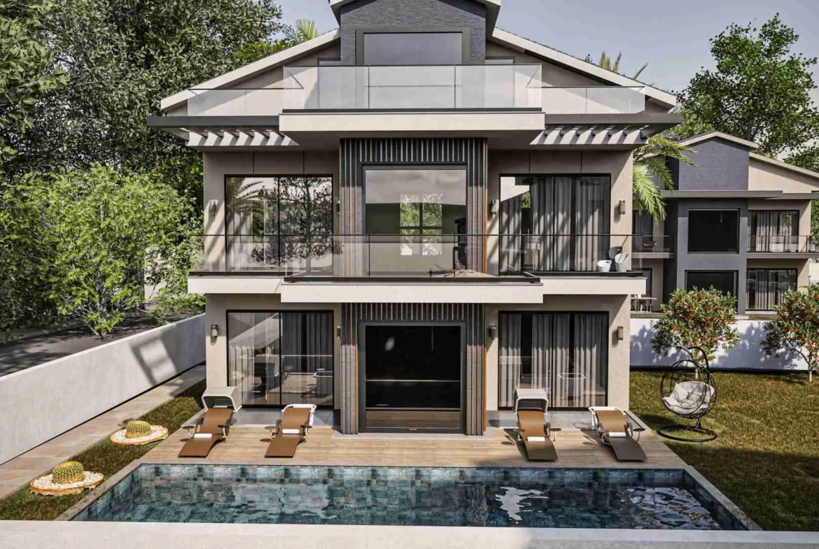 Çalış’ta Ultra Lüks 4+1 Satılık Villa