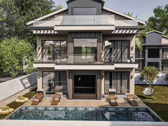 Çalış’ta Ultra Lüks 4+1 Satılık Villa