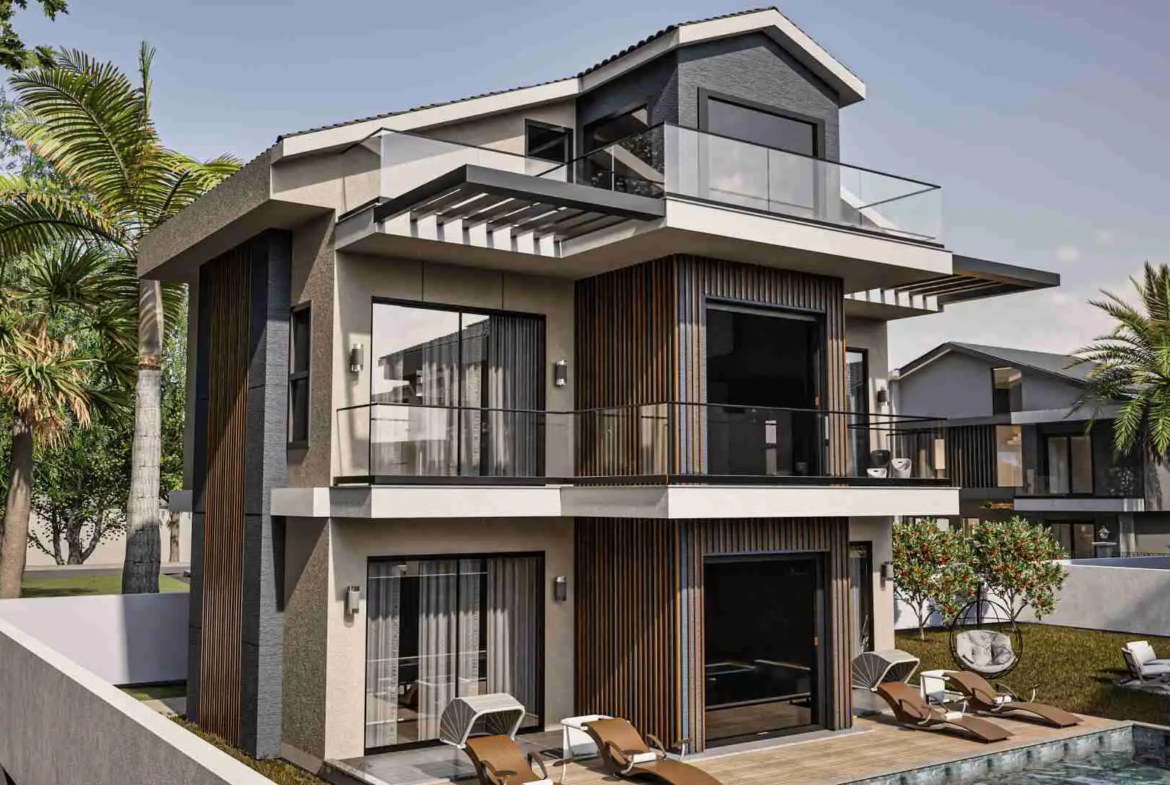 Çalış’ta Ultra Lüks 4+1 Satılık Villa