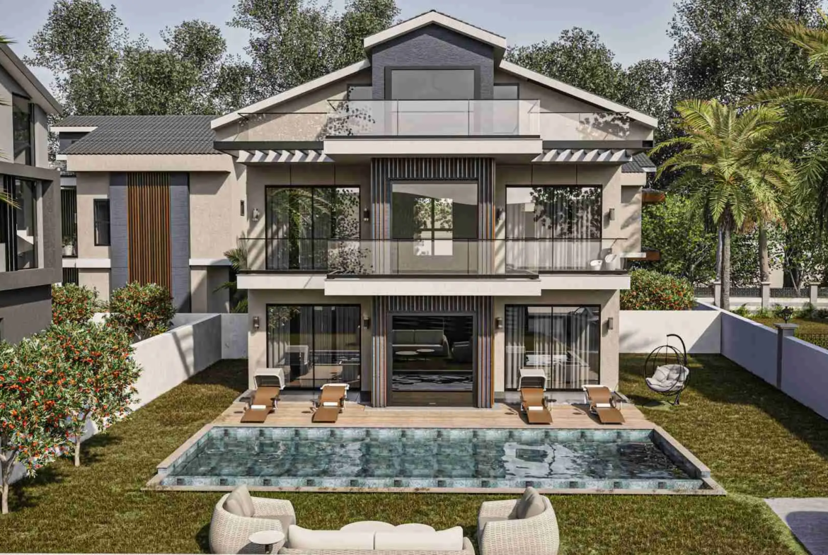 Çalış’ta Ultra Lüks 4+1 Satılık Villa