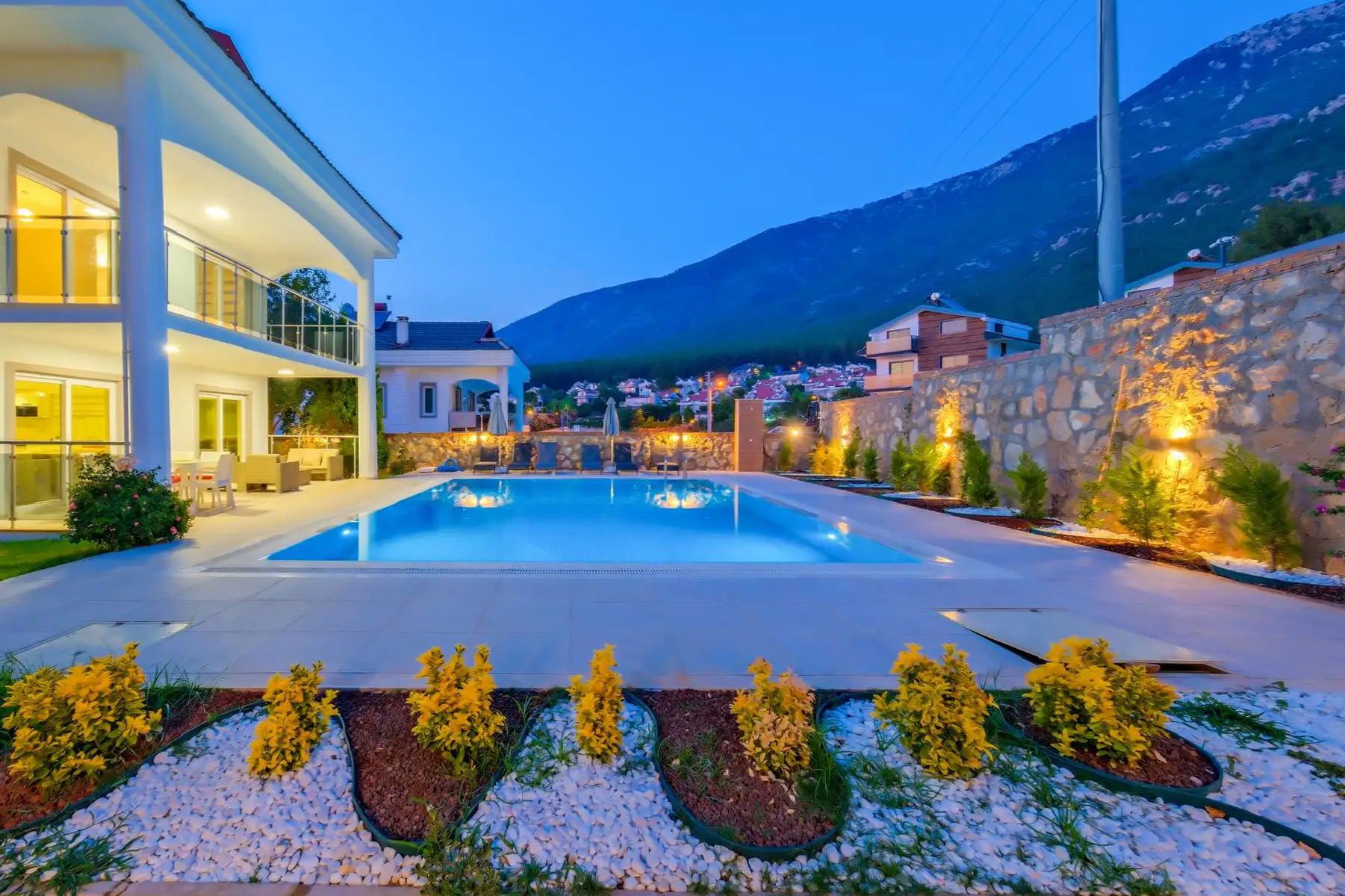 Fethiye, Ovacık’da 500 m² Özel Bahçeli, Muhteşem 3 Yatak Odalı Müstakil Lüks Villa