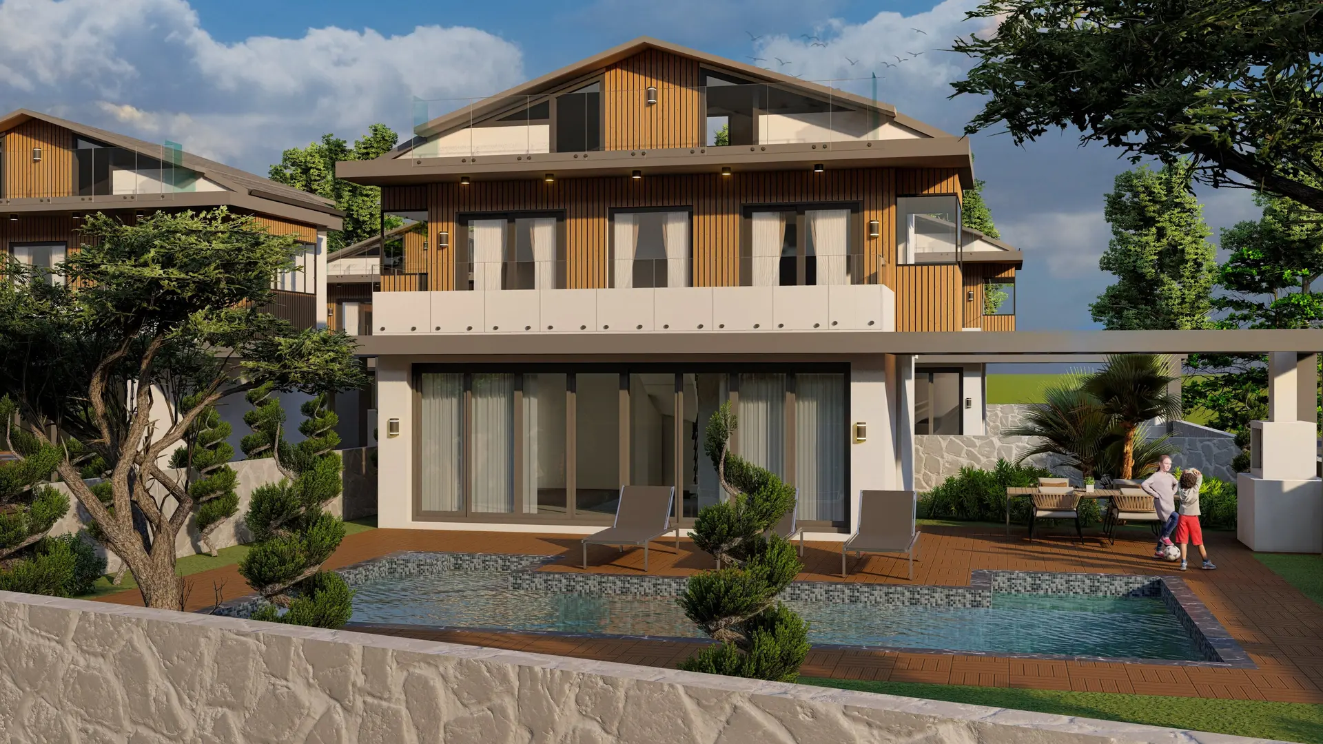 Ovacık’ta Projeden Son Villa