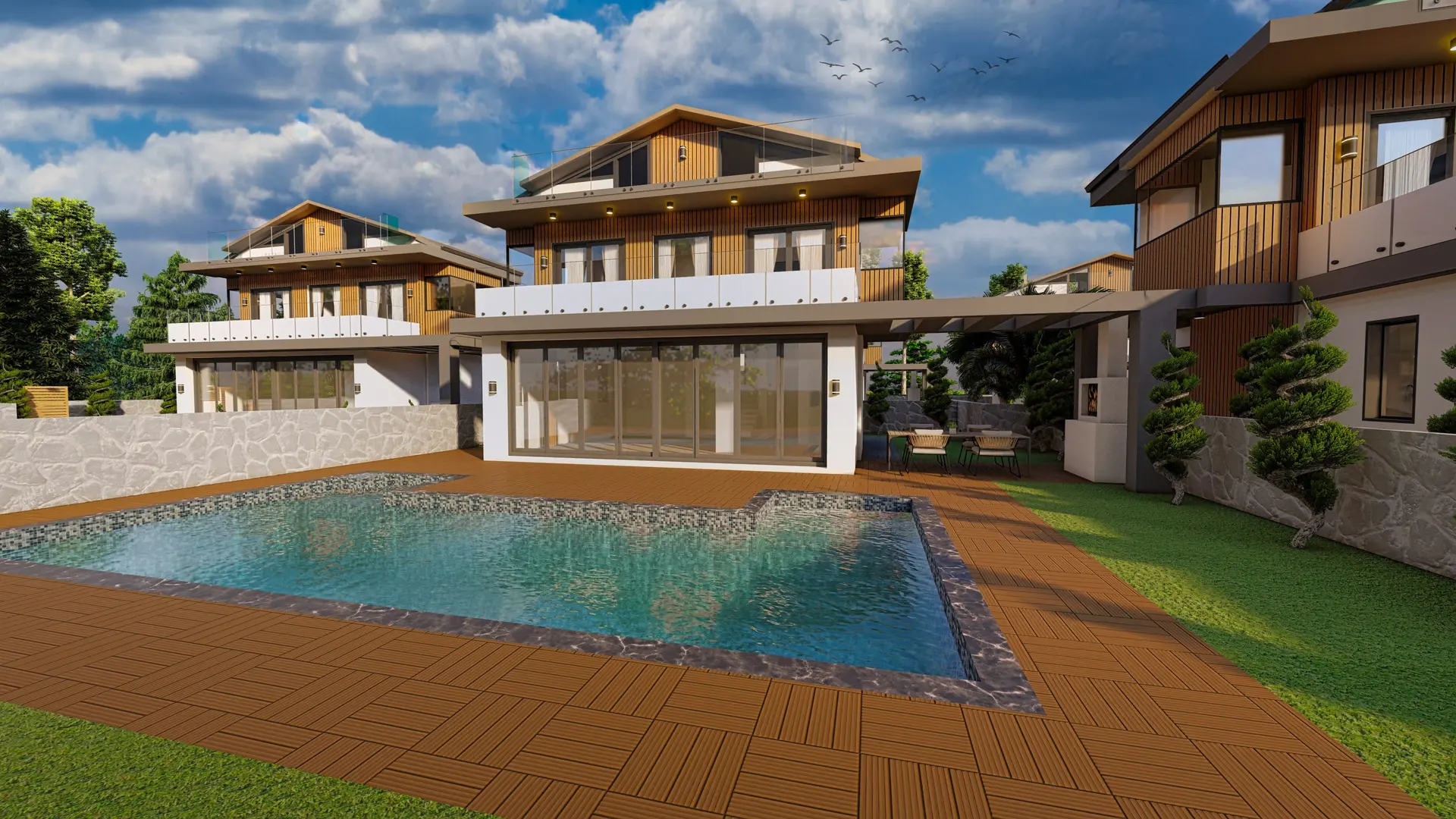 Ovacık’ta Projeden Son Villa