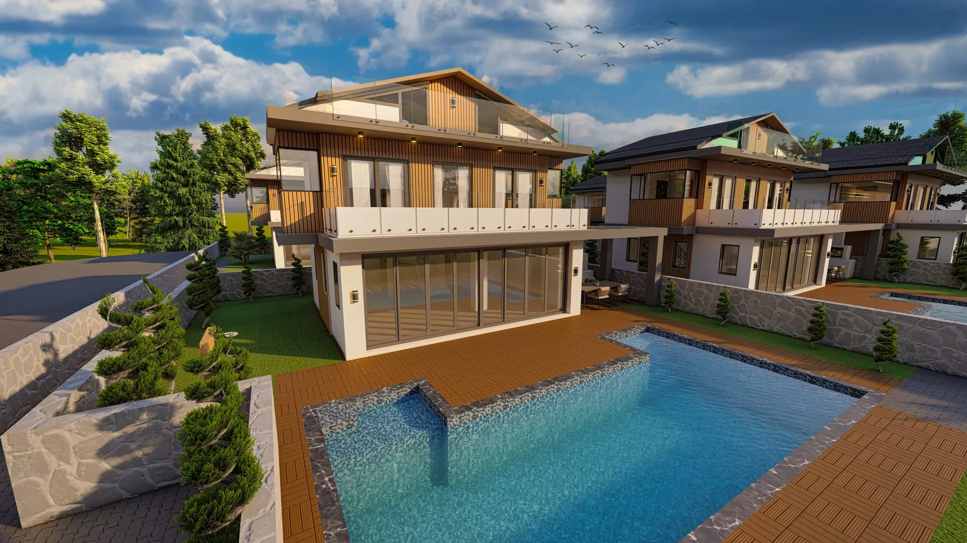 Ovacık’ta Projeden Son Villa