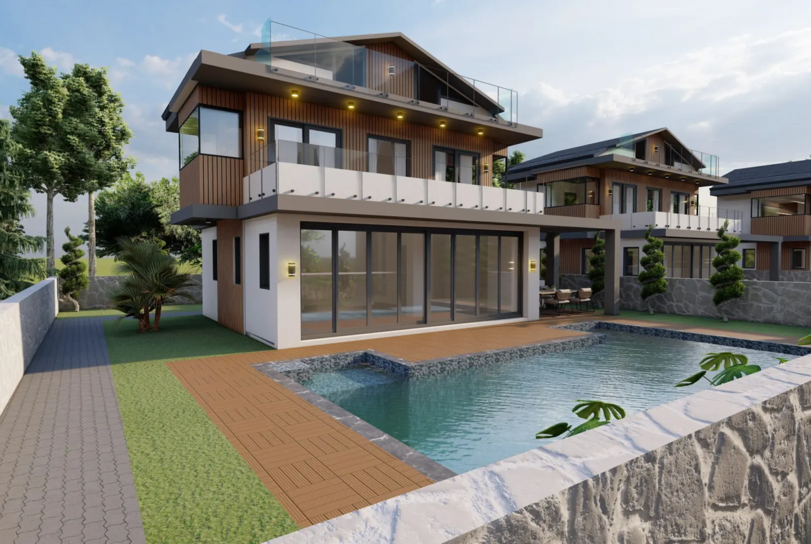 Ovacık’ta Projeden Son Villa