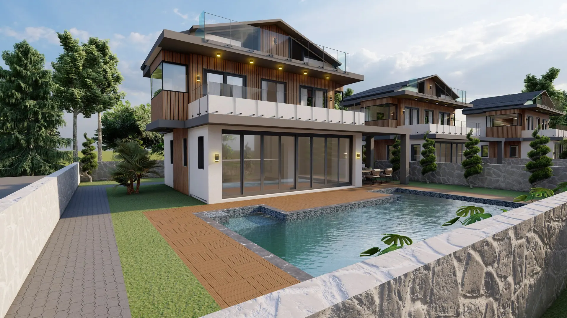 Ovacık’ta Projeden Son Villa