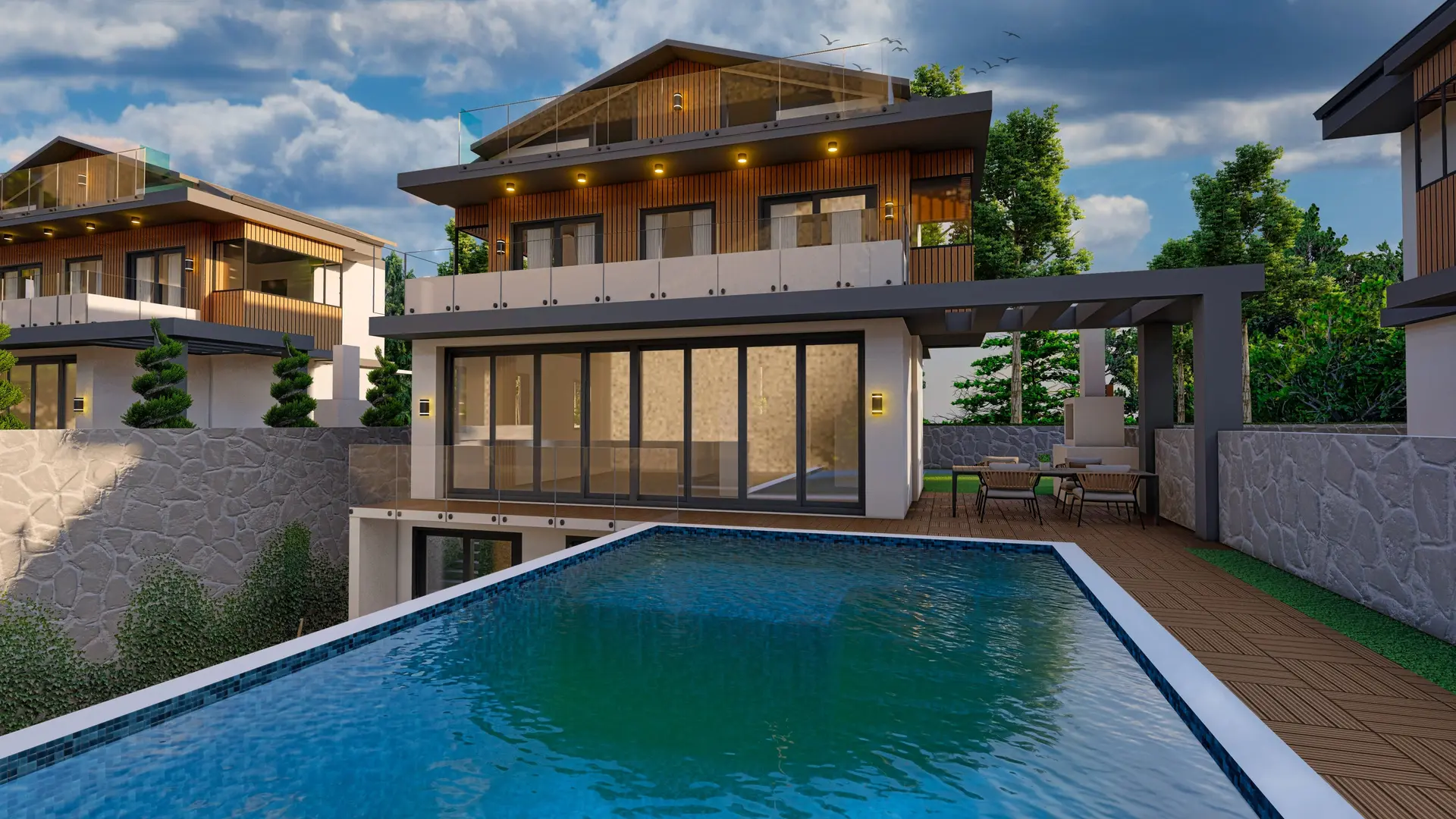 Ovacık’ta Projeden Son Villa