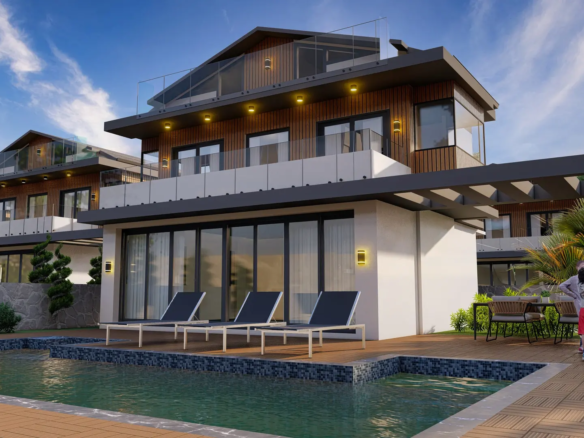 Ovacık’ta Projeden Son Villa