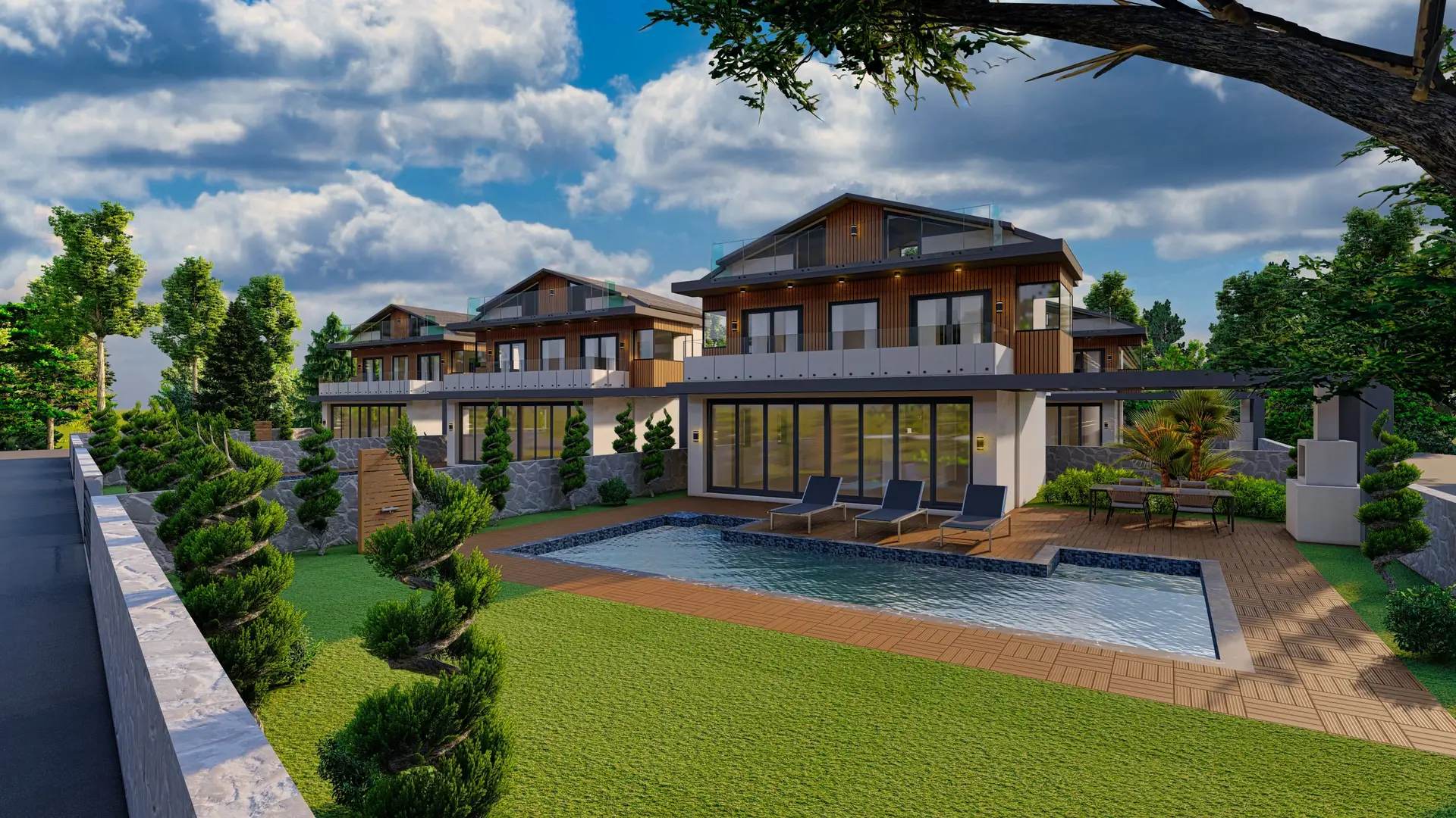 Ovacık’ta Projeden Son Villa