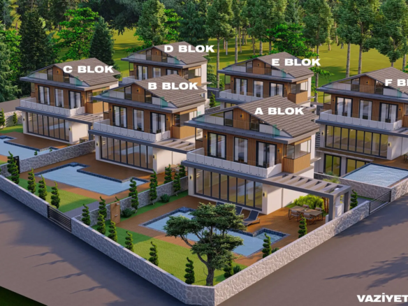 Ovacık’ta Projeden Son Villa