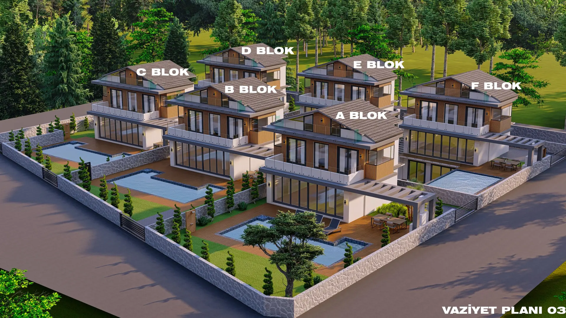 Ovacık’ta Projeden Son Villa