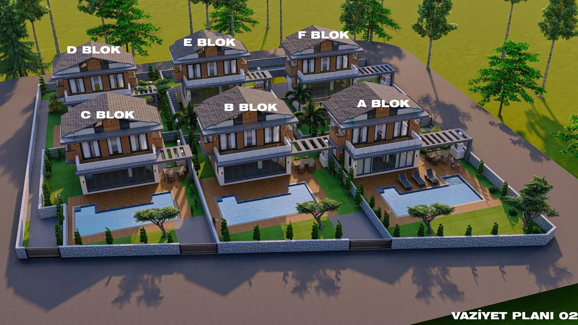 Ovacık’ta Projeden Son Villa