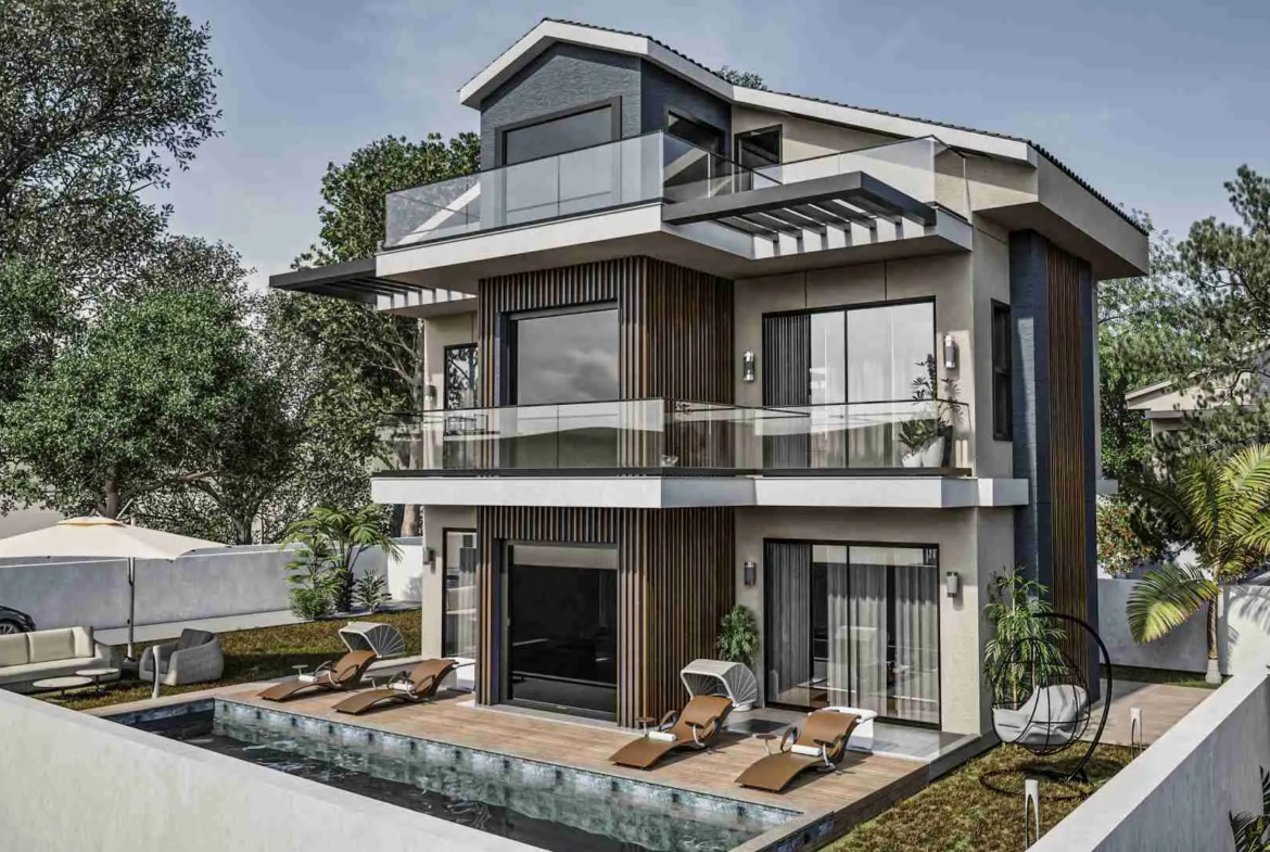 Çalış’ta Ultra Lüks 4+1 Satılık Villa