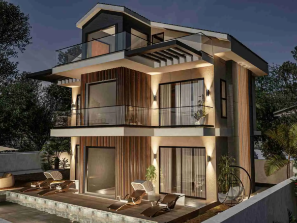 Çalış’ta Ultra Lüks 4+1 Satılık Villa