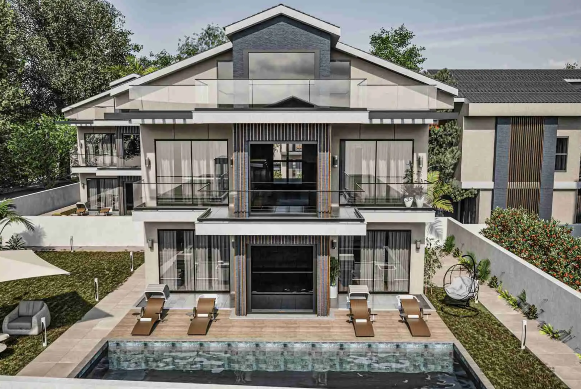 Çalış’ta Ultra Lüks 4+1 Satılık Villa