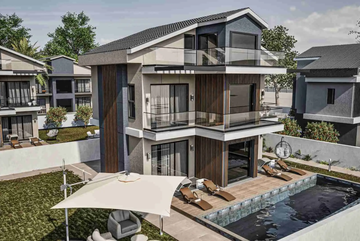 Çalış’ta Ultra Lüks 4+1 Satılık Villa