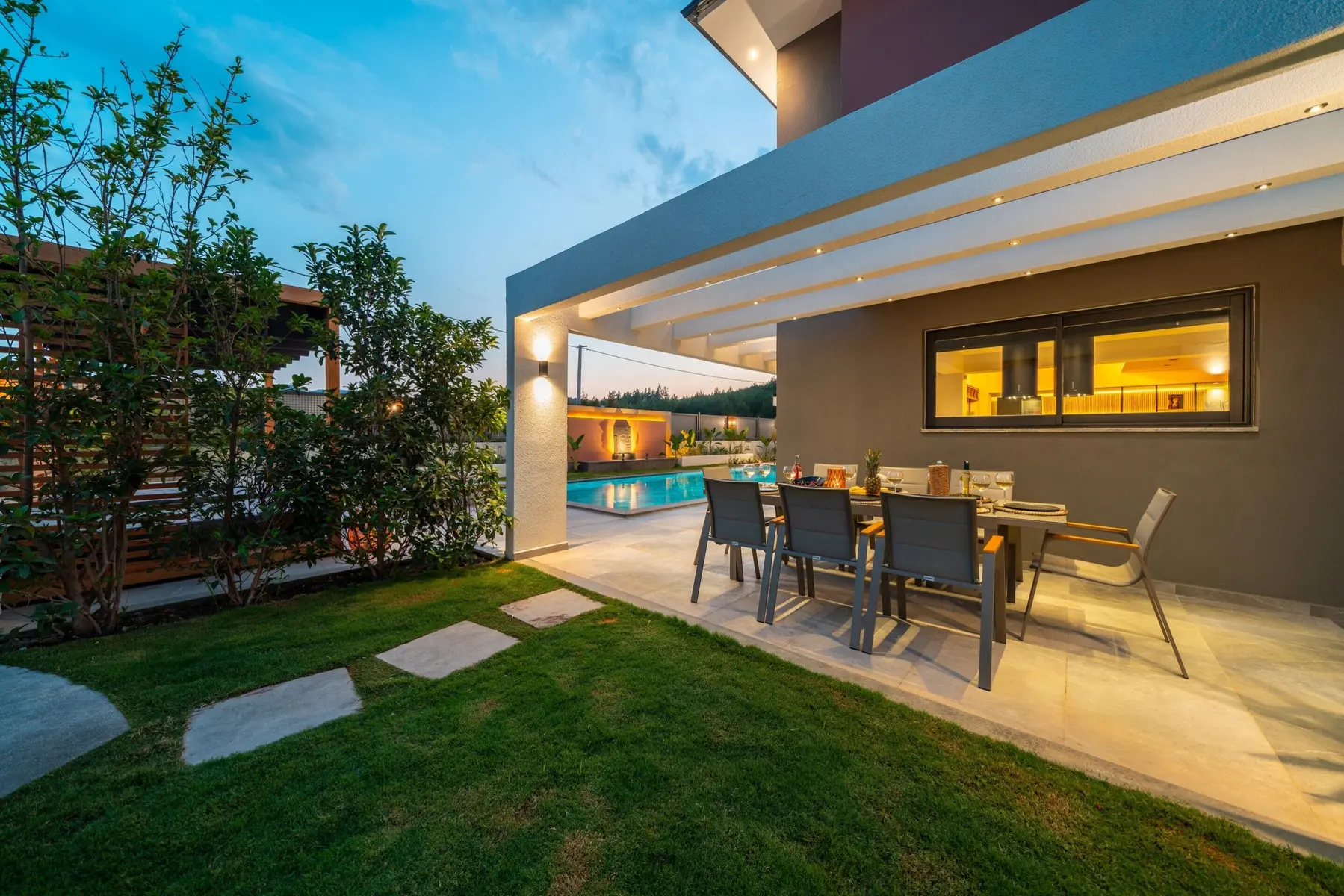 Ölüdeniz Ovacık’ta 737 m² Arsa İçinde, Kapalı Isıtmalı Havuzlu, Saunalı ve Jakuzili 4+1 Ultra Lüks Müstakil Villa