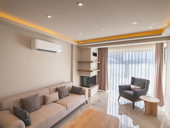 Fethiye’de Tam Eşyalı, Özel Havuzlu, Hamam & Saunalı Ultra Lüks Villa 