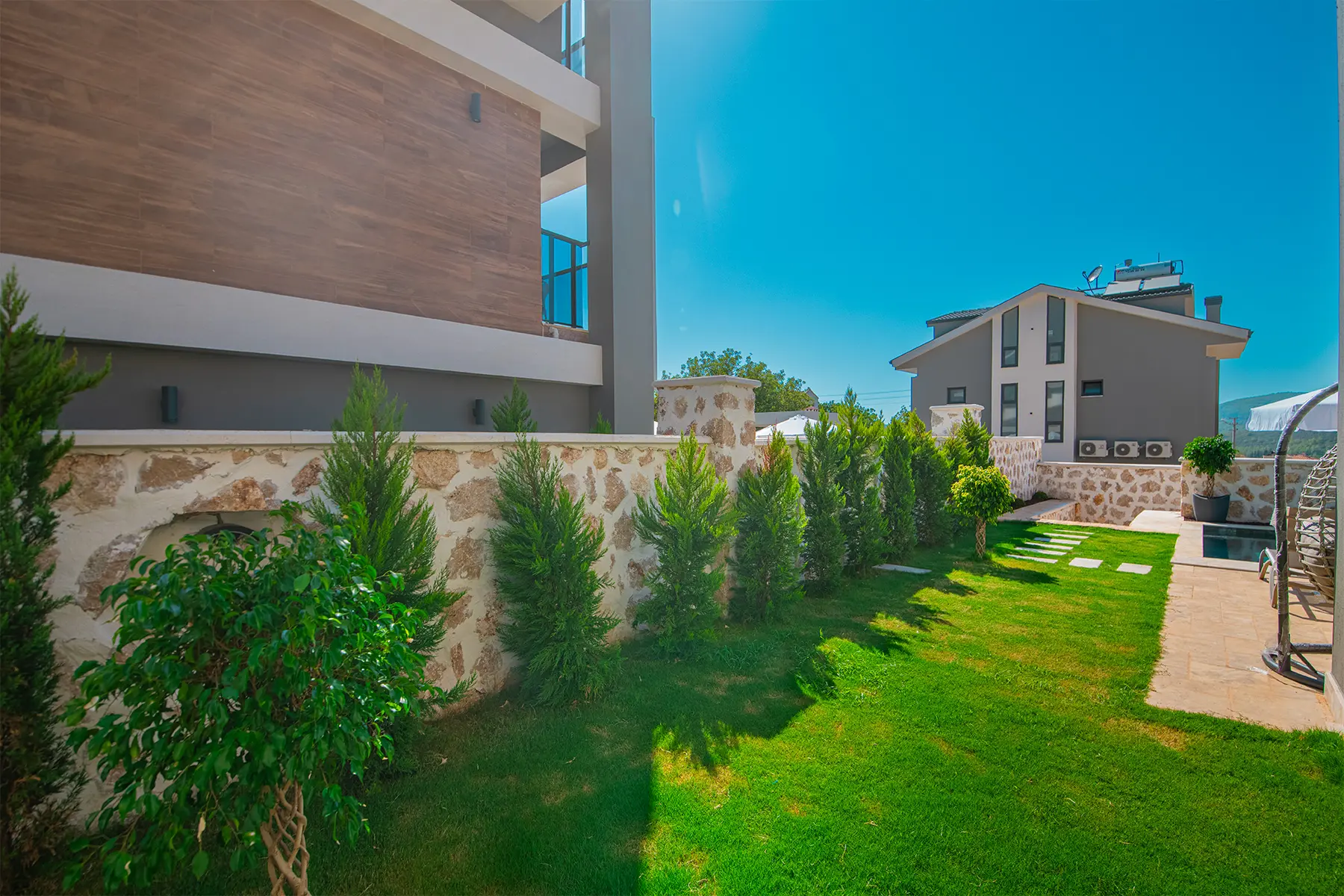 Fethiye’de Tam Eşyalı, Özel Havuzlu, Hamam & Saunalı Ultra Lüks Villa 