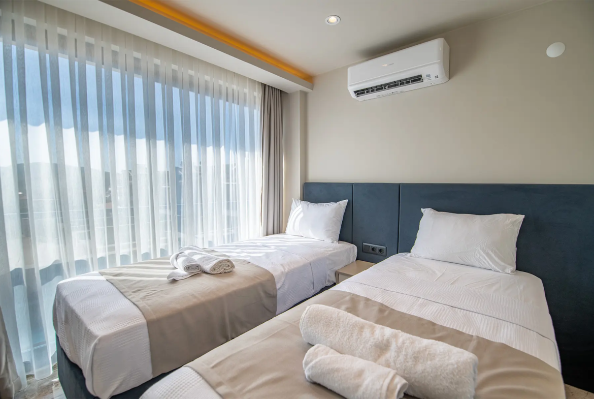 Fethiye’de Tam Eşyalı, Özel Havuzlu, Hamam & Saunalı Ultra Lüks Villa 