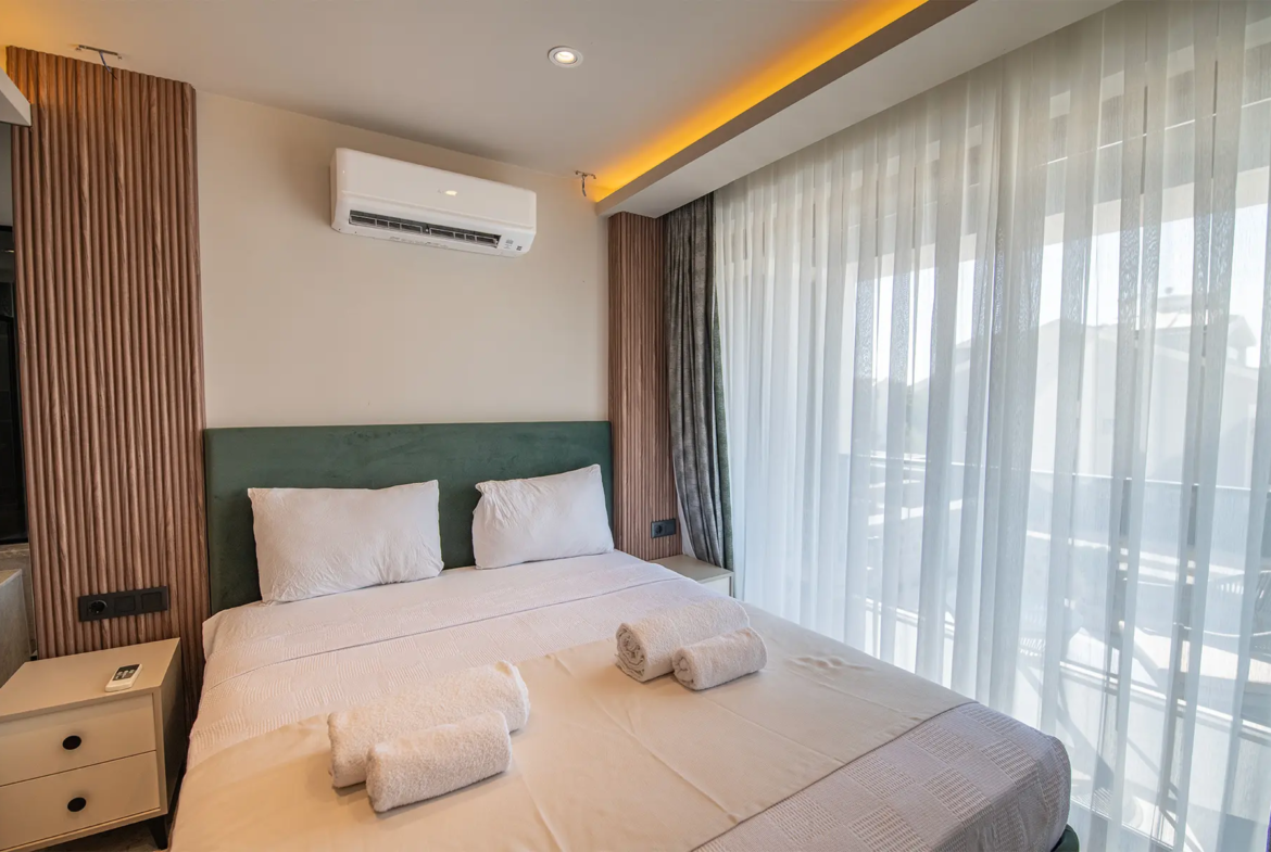 Fethiye’de Tam Eşyalı, Özel Havuzlu, Hamam & Saunalı Ultra Lüks Villa 